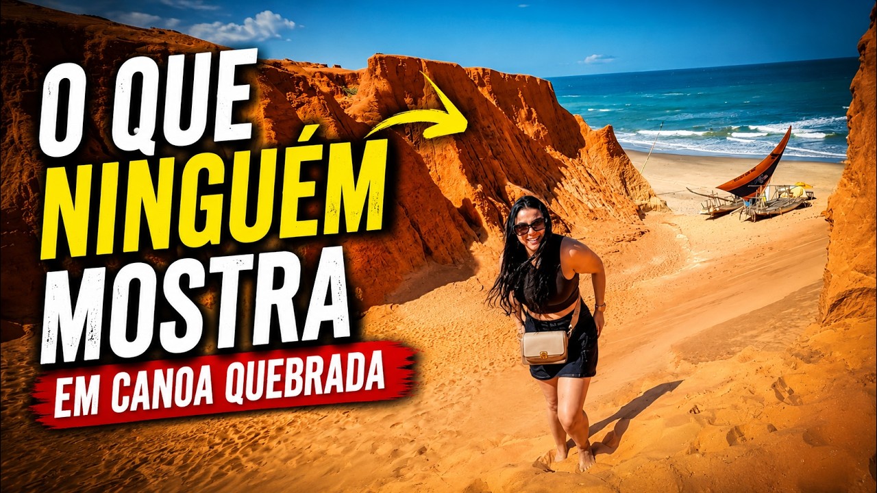 Explorando Canoa Quebrada Parte 2 | Falésias, Caminhada e Vista de Tirar o Fôlego  #CanoaQuebrada
