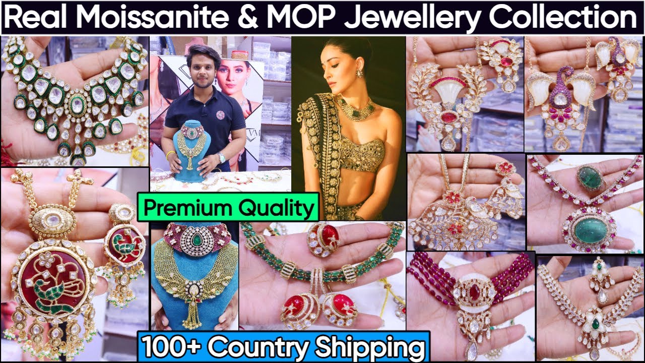 Exclusive Imported Real Moissanite & Mother of Pearl Jewellery Collection 2025 | Celebrity Jewellery