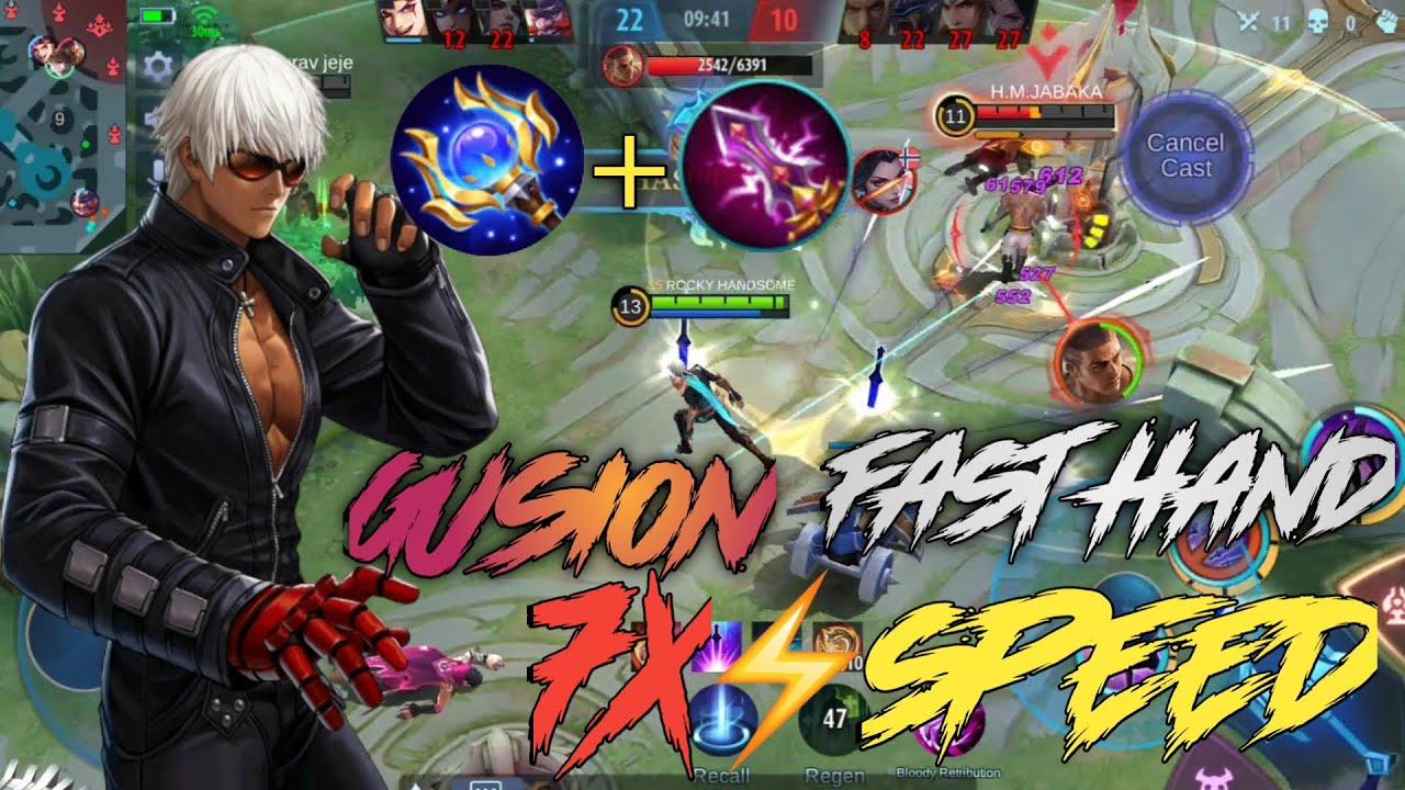 SPEED HACK MONTAGE 🔥 INSANE GUSION OUTPLAYS / ESCAPE MOMENTS | BEST GUSION MONTAGE 2022 - MLBB