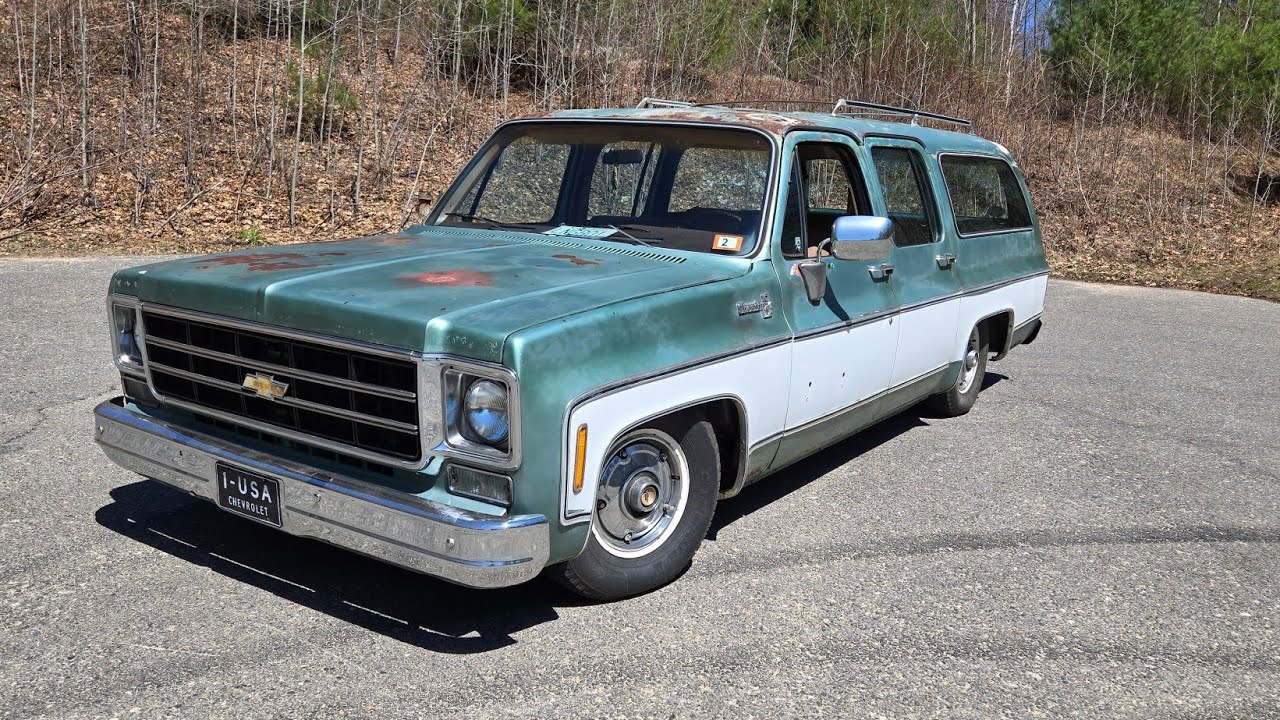 1977 Chevrolet Suburban POV Test Drive/Review