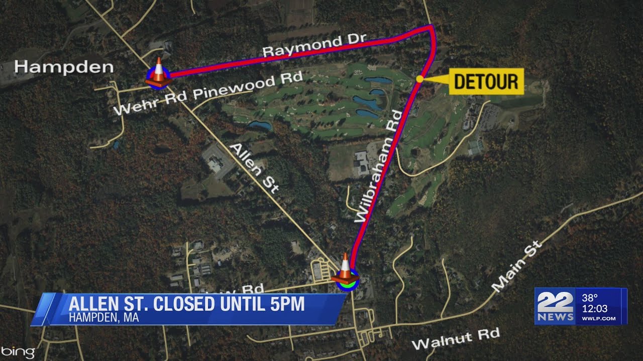 Allen Street in Hampden closed Thursday for infrastructure updates