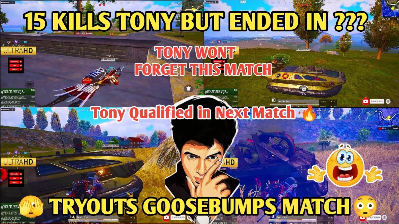 Tony Wont Forget This Match🤷🏻‍♂️ 15 kills But Ended in ??? Pure Goosebumps🔥 #bgmilive #madan #TN49YT