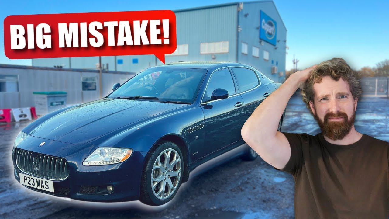 Вот почему не стоит покупать дешёвый Maserati!