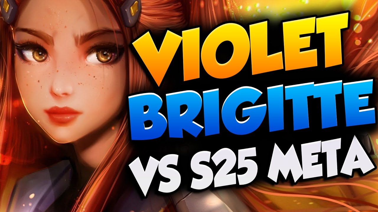 VIOLET #1 BRIGITTE VS SEASON 25 META! [ OVERWATCH SEASON 25 TOP 500 ]