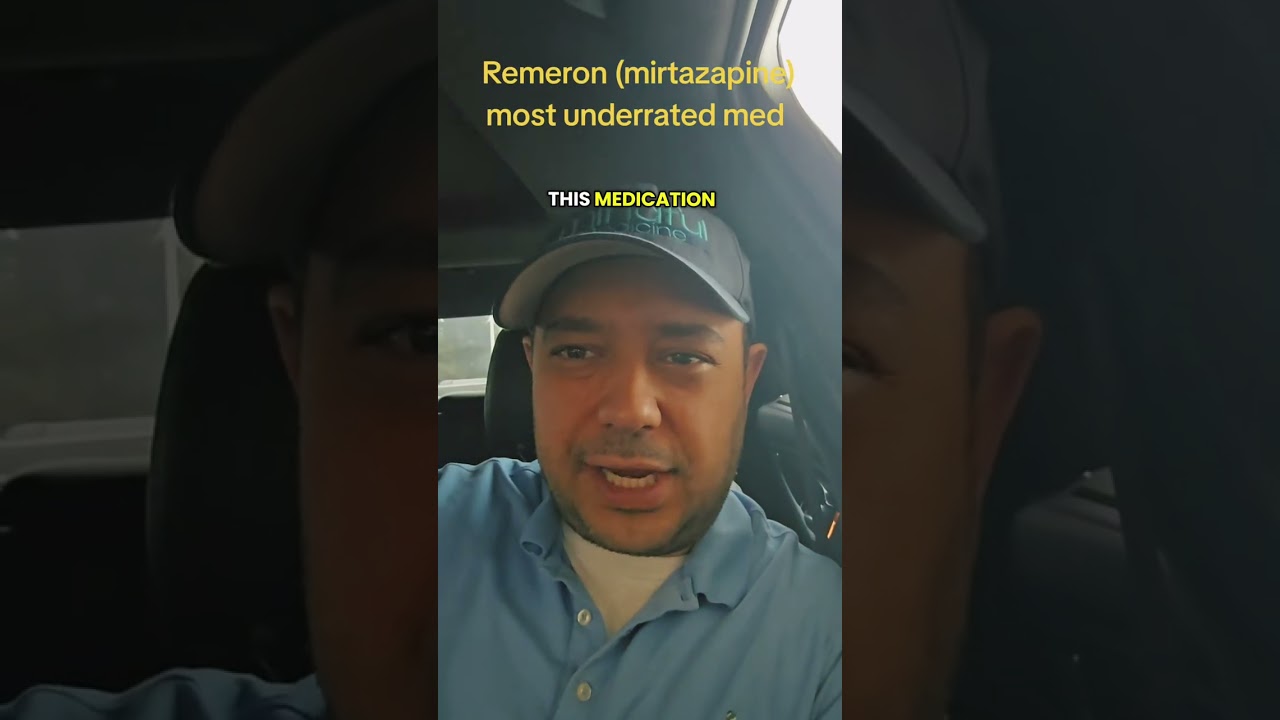 #remeron #mirtazapine #underrated #medicineexplained #foryoupage
