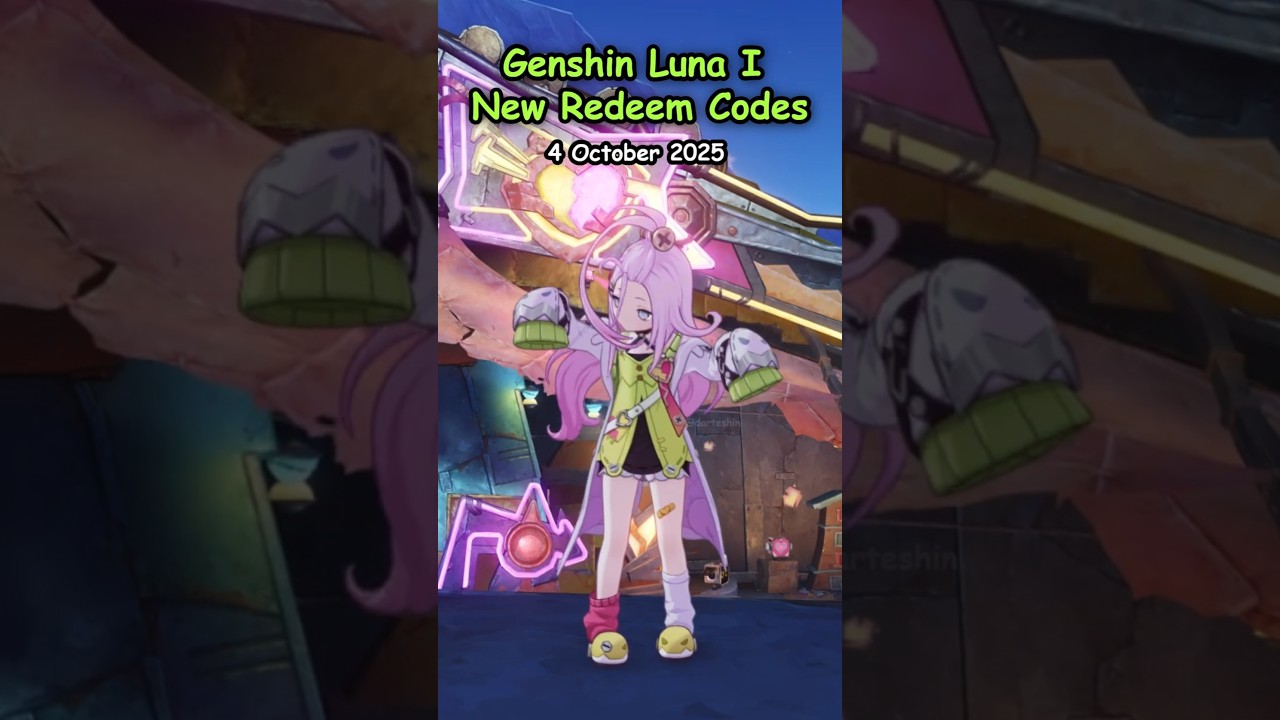 Genshin New Redeem Codes (4 October 2025) Luna I 