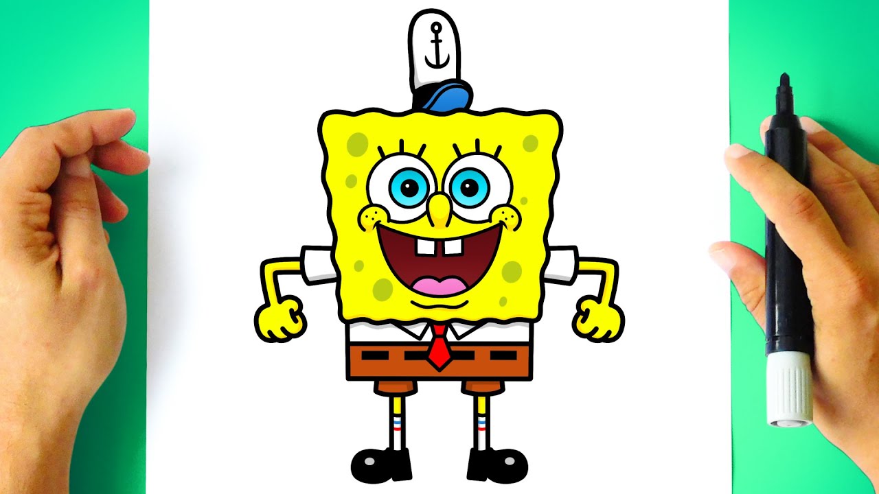 How to DRAW SPONGEBOB SQUAREPANTS - Drawing Tutorial