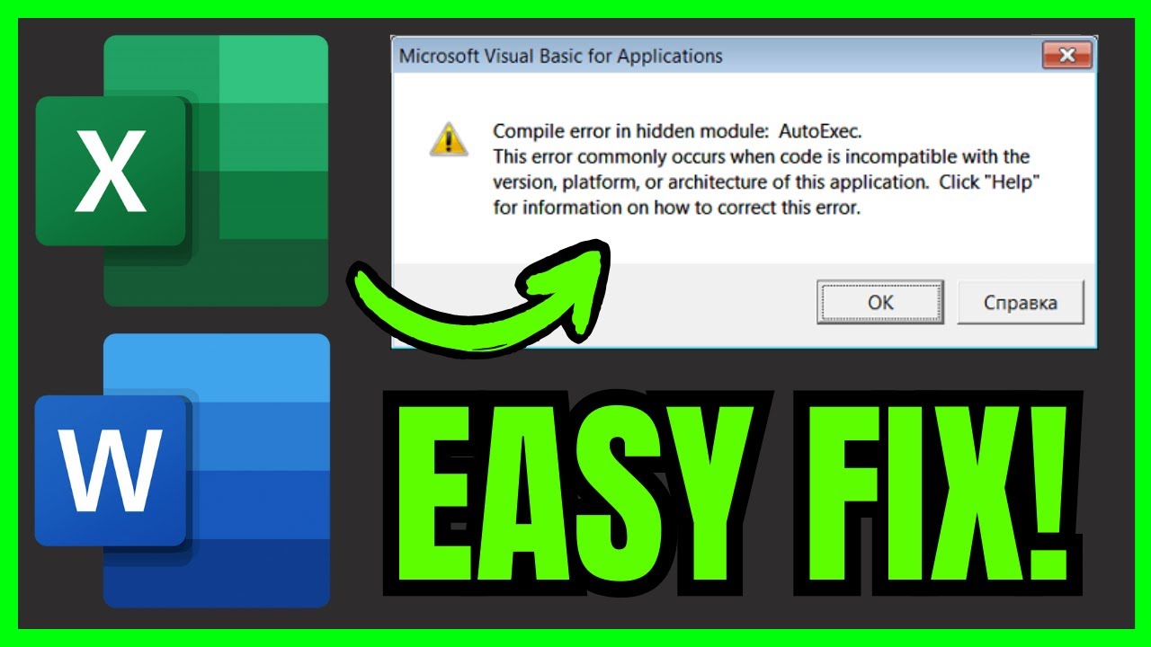 How To FIX Compile Error In Hidden Module In Excel/Word On Windows (ALL FIXES) 2026