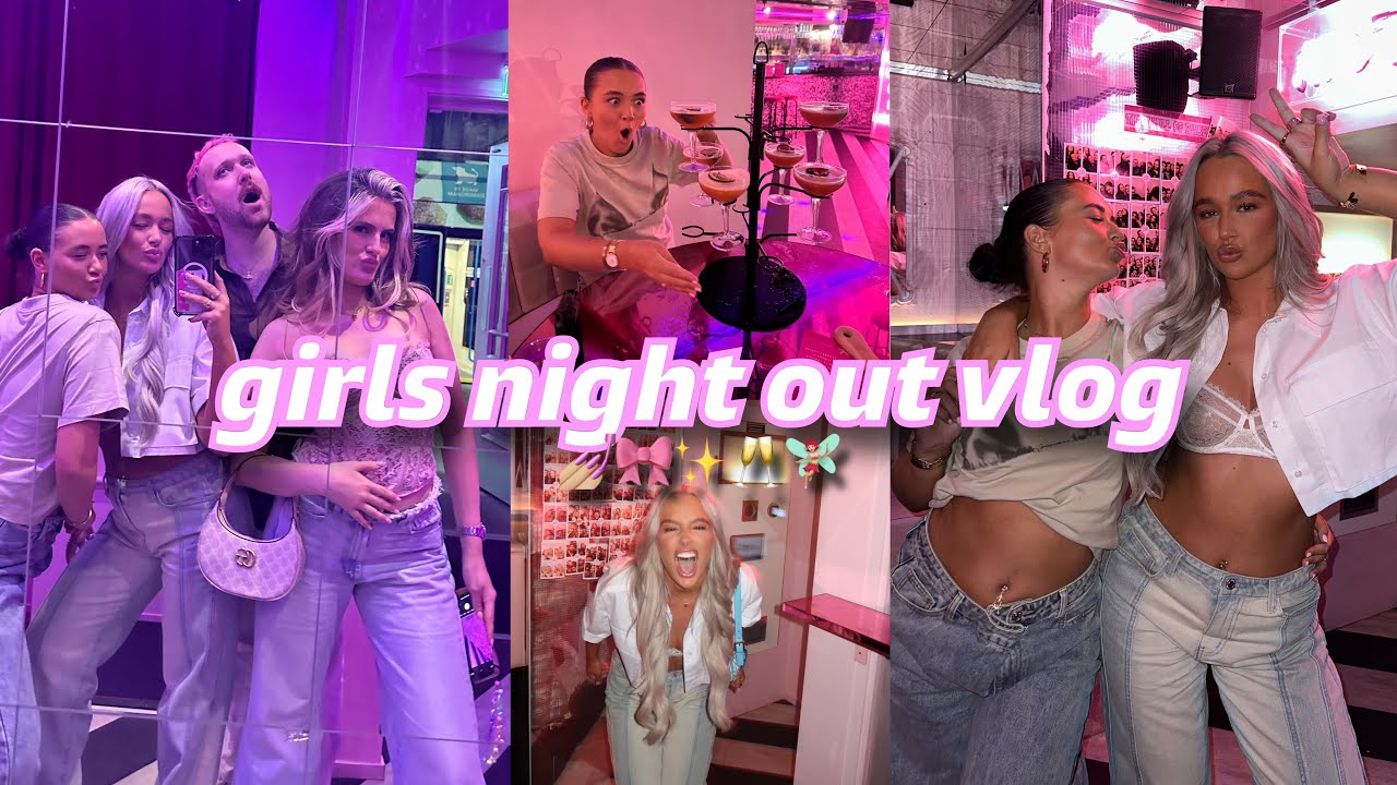 girls night out vlog 🧚🏼&zwj;♀️🩷✨🎀 | 20 mins of chaos lol