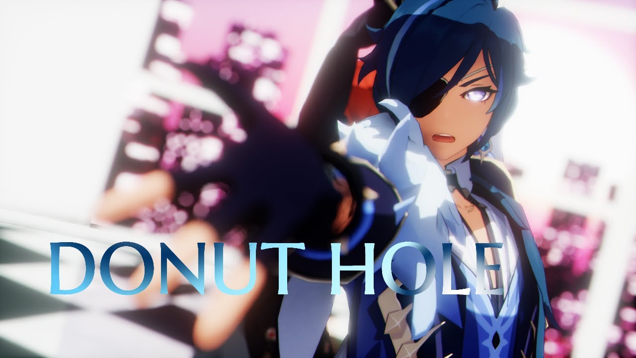 【原神MMD/Genshin Impact】ドーナツホール【ガイア&ディルック&西風騎士団/Kaeya&Diluc&Knights of Favonius】