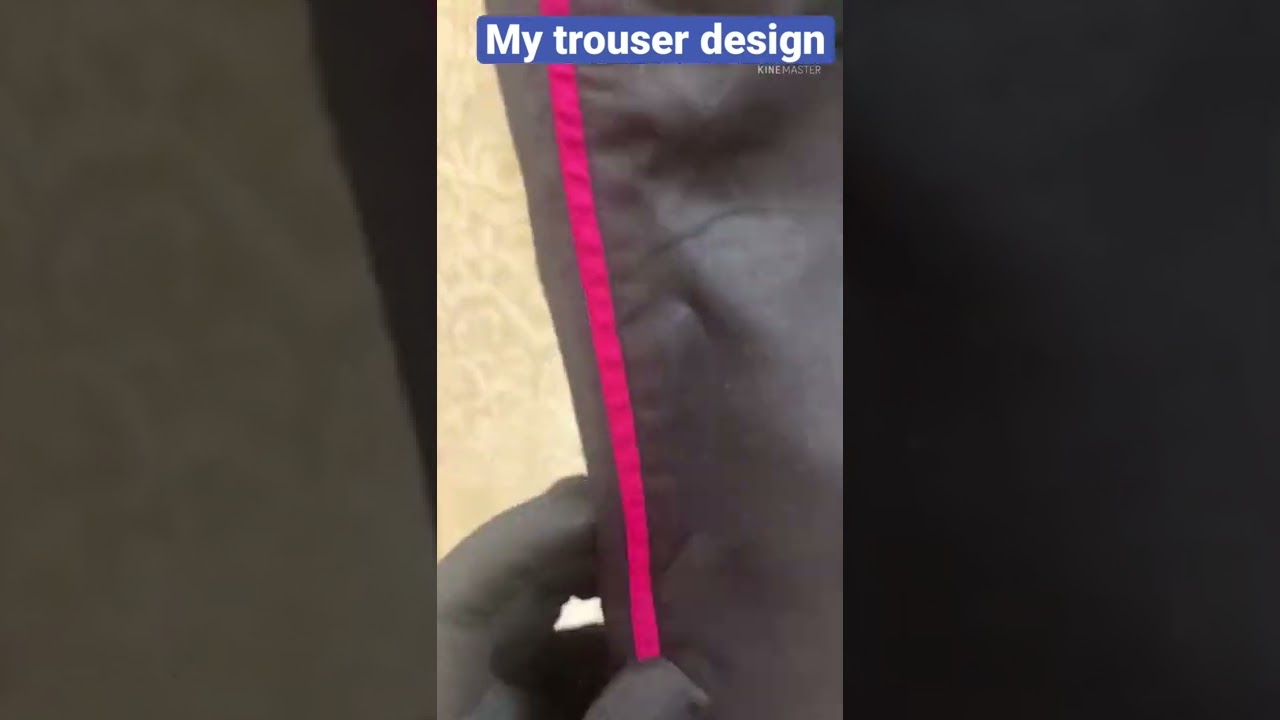 Piping trouser design ❤️❤️ #shorts #short #viral #cigarettepant #trouserdesign