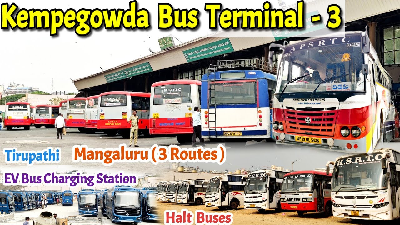 Kempegowda Bus Terminal - 3 & Halt Buses | Tirupathi 