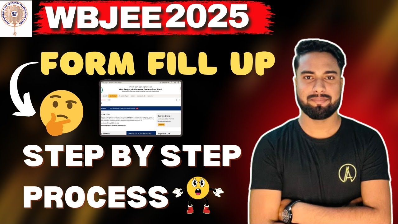 WBJEE 2025 APPLICATION FORM FILL UP🔥|| Registration process| Step by step process✅| Avoid mistakes ❌