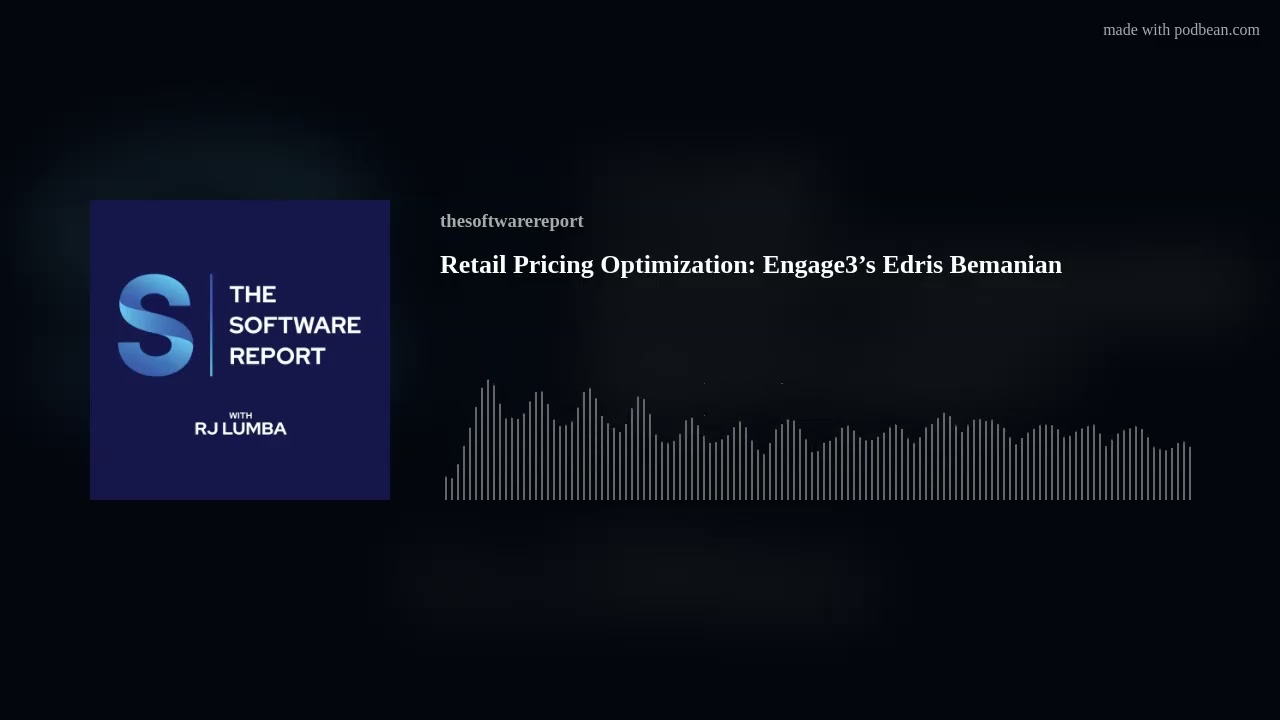 Retail Pricing Optimization: Engage3’s Edris Bemanian