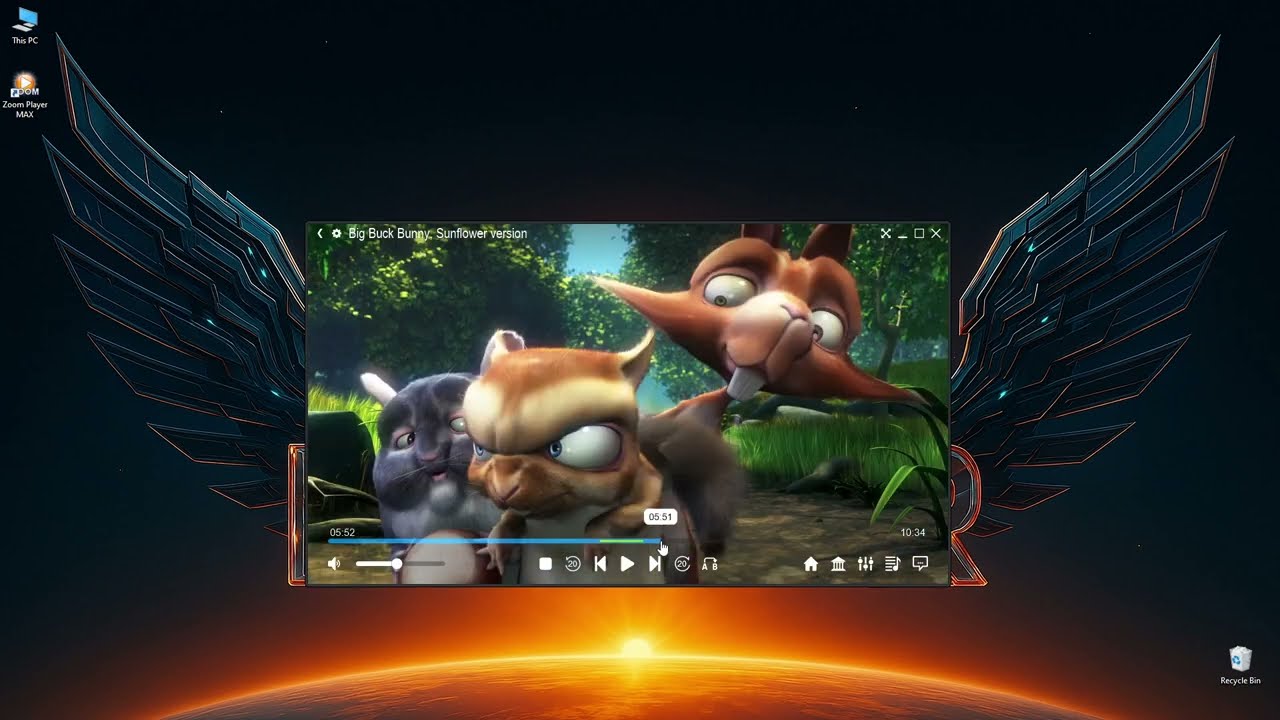 AB Repeat video playback in Zoom Player v21.5