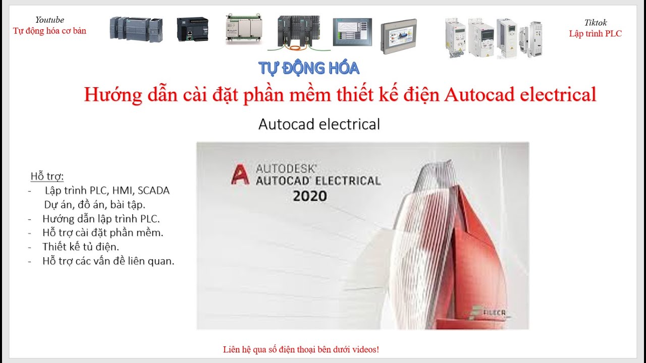Hỗ trợ, Hướng dẫn tải và cài đặt phần mềm Auto_cad electrical 2020 thiết kế điện không bị lỗi