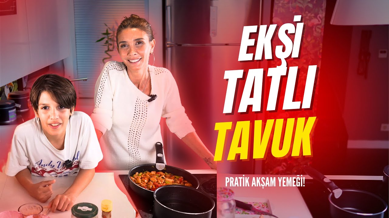 Evde Ekşi Tatlı Soslu Sebzeli Tavuk Yapımı 😋 |Pratik Lezzetli Tarif!!
