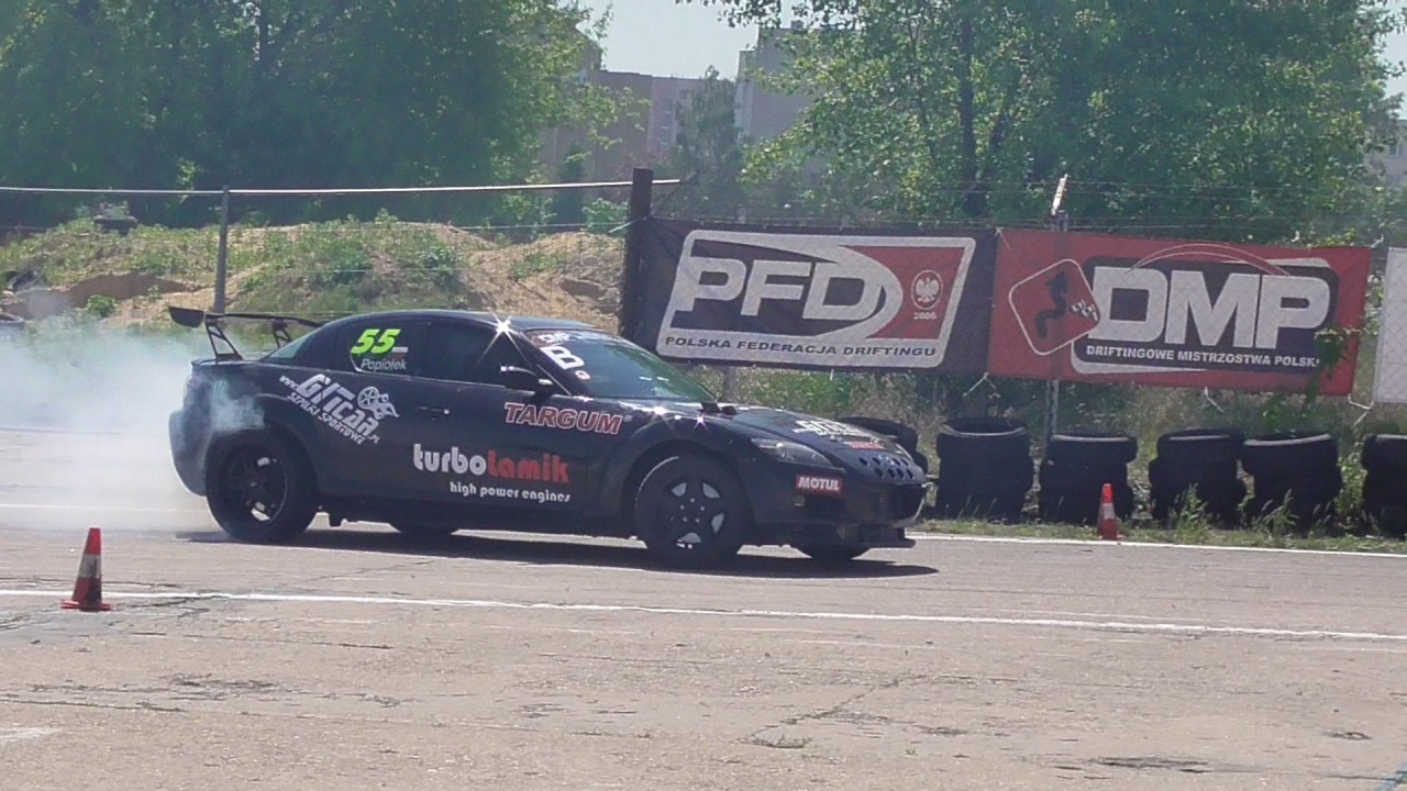 Mazda RX8 LS3 Turbo 6.8 800KM Jacek Popiołek I Runda DMP Warszawa 2k17