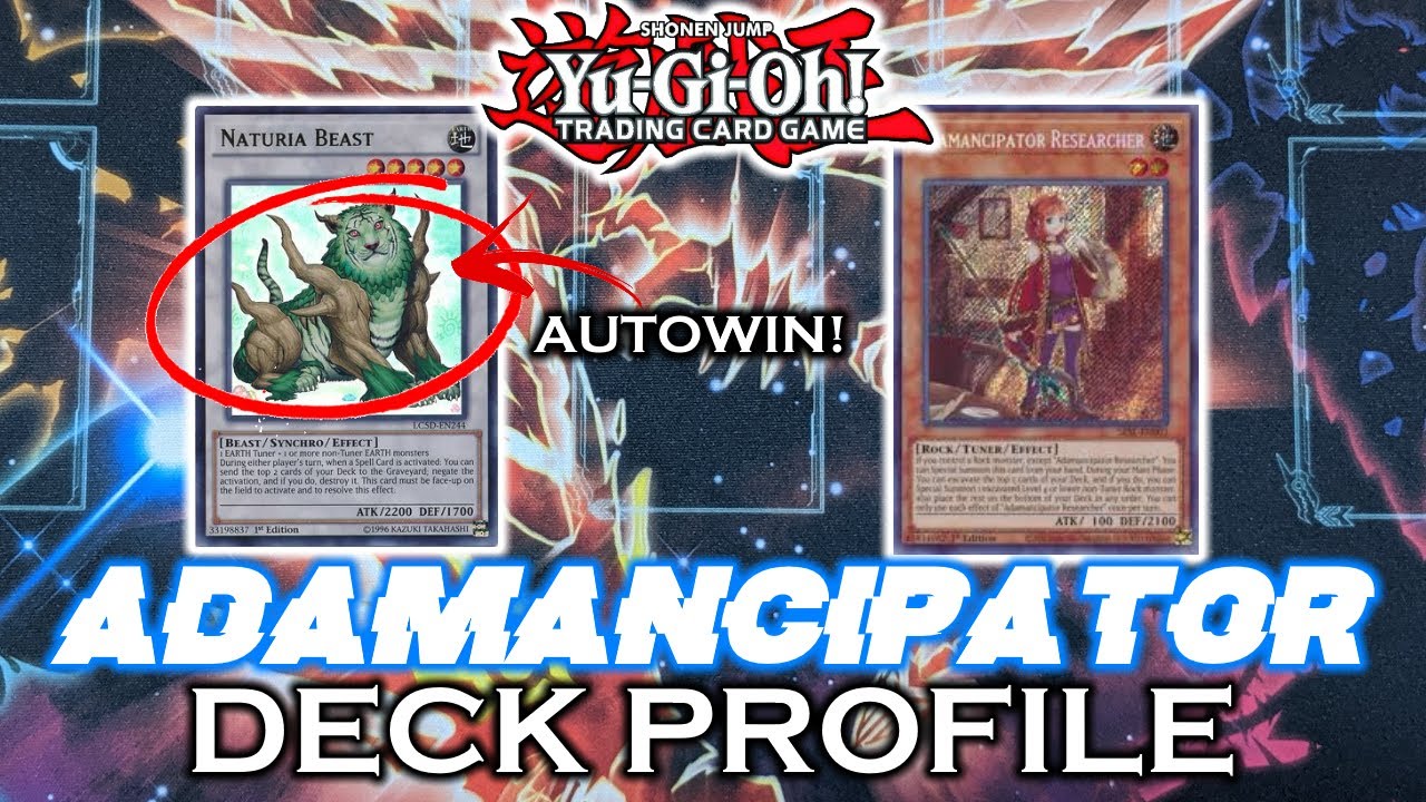 Yu-Gi-Oh! UNFAIR Adamancipator Deck Profile | AUTOWIN VS COMBO/TRAP DECKS April 2021