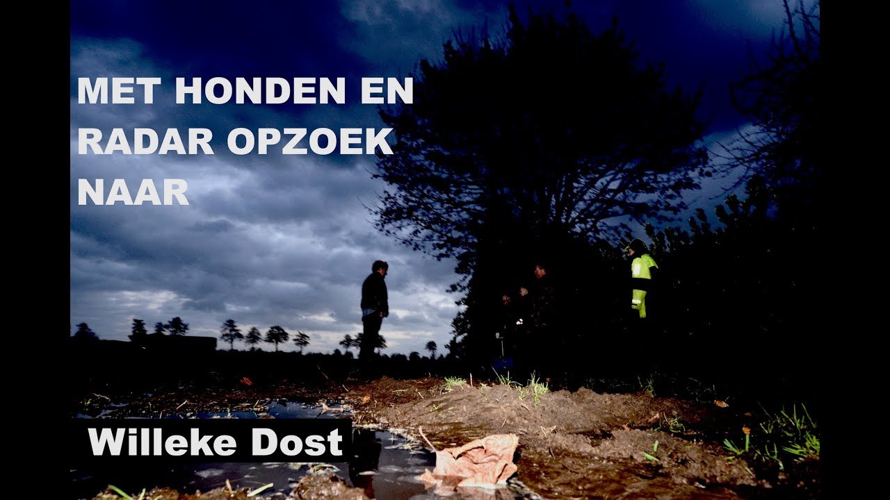 [WILLEKE DOST] KOEKANGE Grond Radar en SIGNI honden zoeken naar stoffelijk overschot 8-12-2018