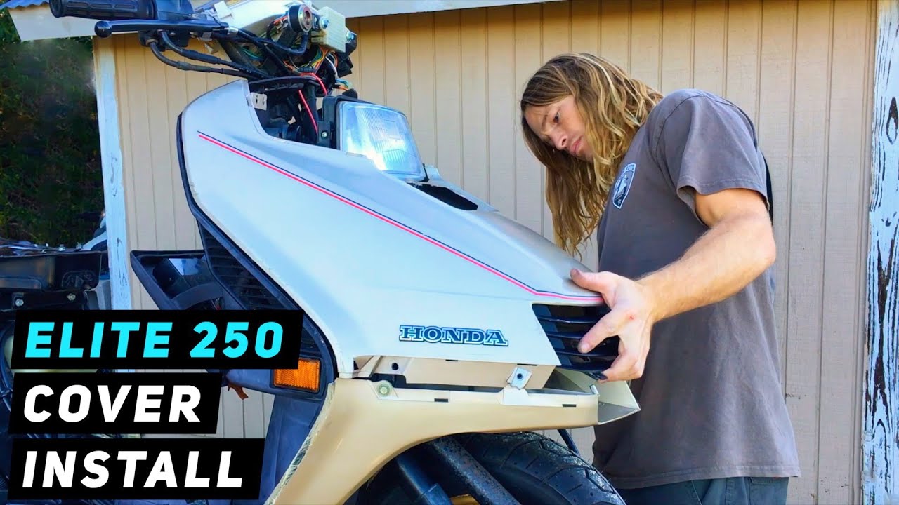Honda Elite 250 Covers Installation | Mitch's Scooter Stuff