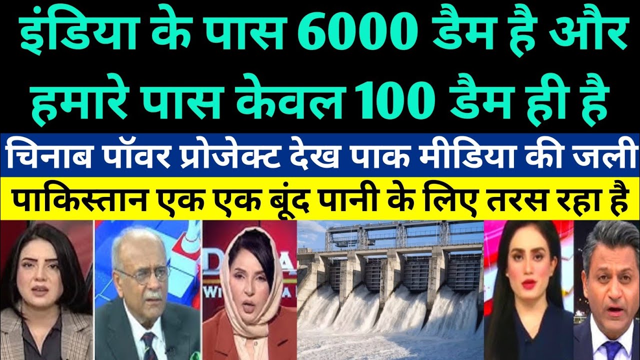 Pak Media Crying On India Has 6000 Dams And Pakistan Has Only 100 Dams - Water Crisis In Pakistan