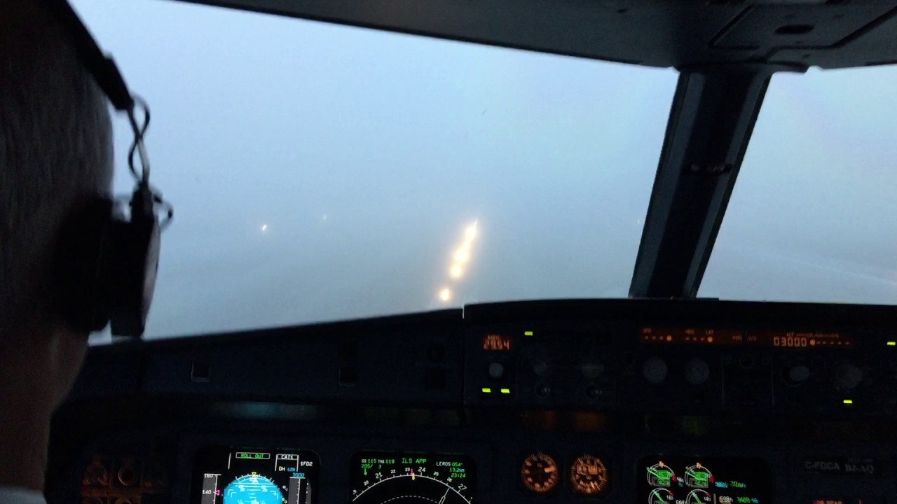 Landing in fog at YHZ