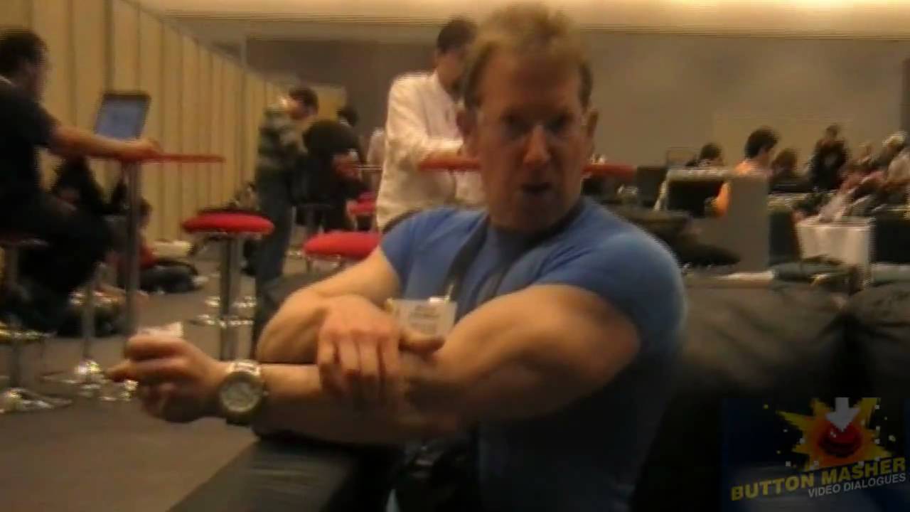 Mr Biceps Expounds the Benefits of ButtonMashing
