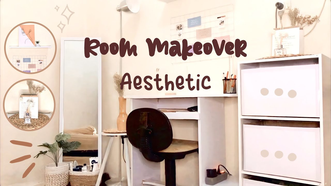 Room Makeover ✨🧹Aesthetic Minimalist Korean Room 🧺💫 Mini Room 2x3 || Indonesia