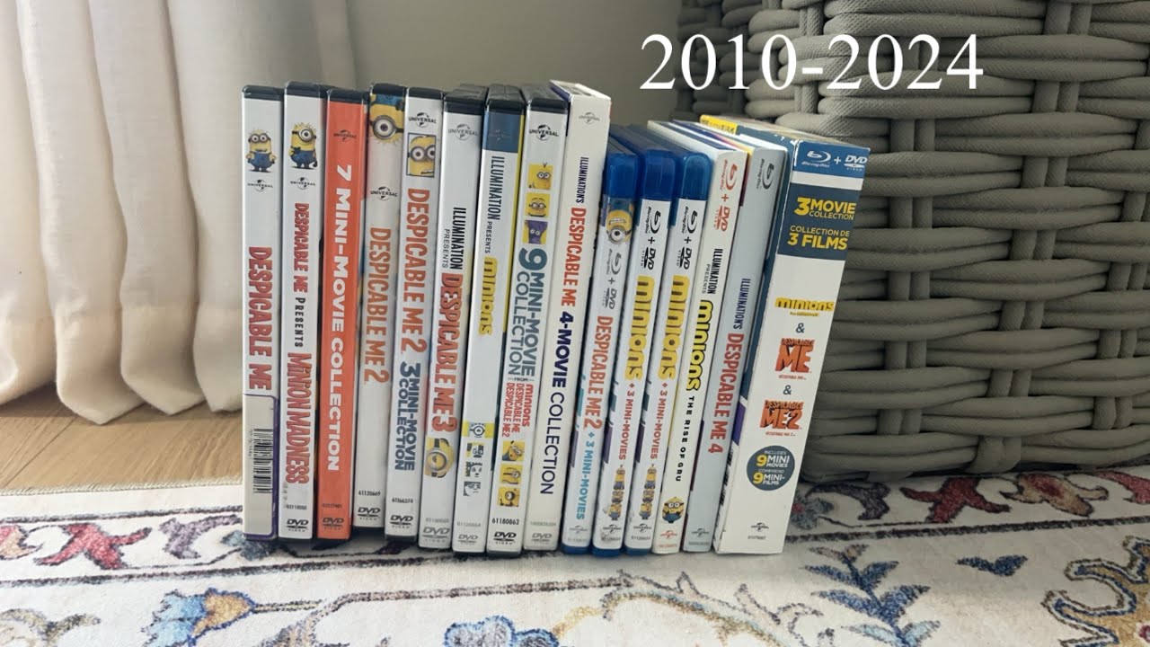 My despicable me dvd/blu ray collection