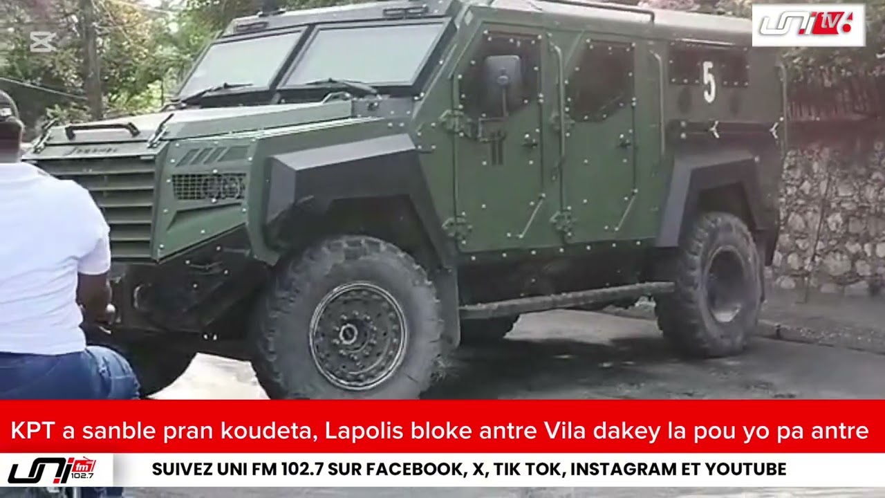KPT a sanble pran koudeta, Lapolis bloke antre Vila dakey la pou yo pa antre