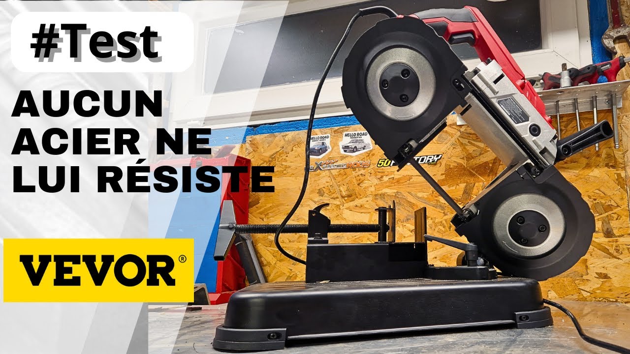 On Test  la Scie à Ruban VEVOR Portative : Moins de 200€ , Que Vaut-elle ?