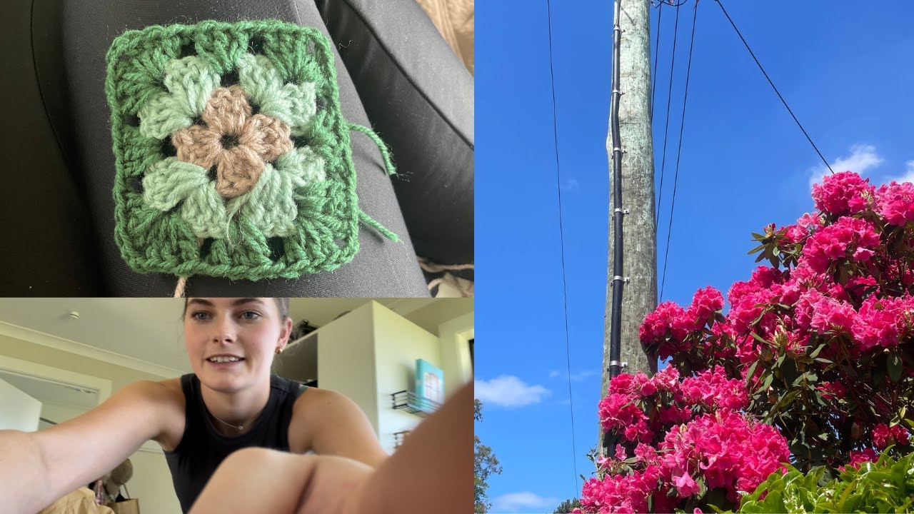 weekly vlog, spend a week with me lots of walks, yummy food, starting to crochet ☀️🍓🧶