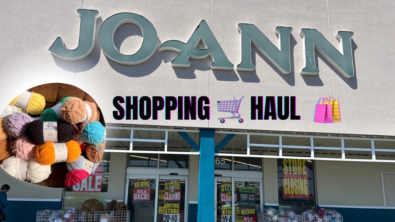 Joann Fabrics Store Closing Haul | Huge Discounts on Yarn, Fabric & More! Plus new premier colors