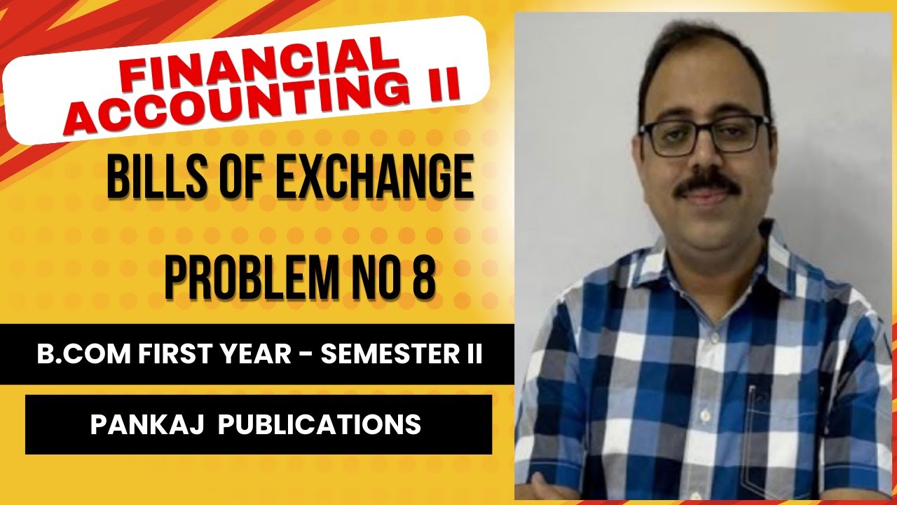 Bills of Exchange  || B.Com 1st  year  || Problem no 1  || Financial Accounting II