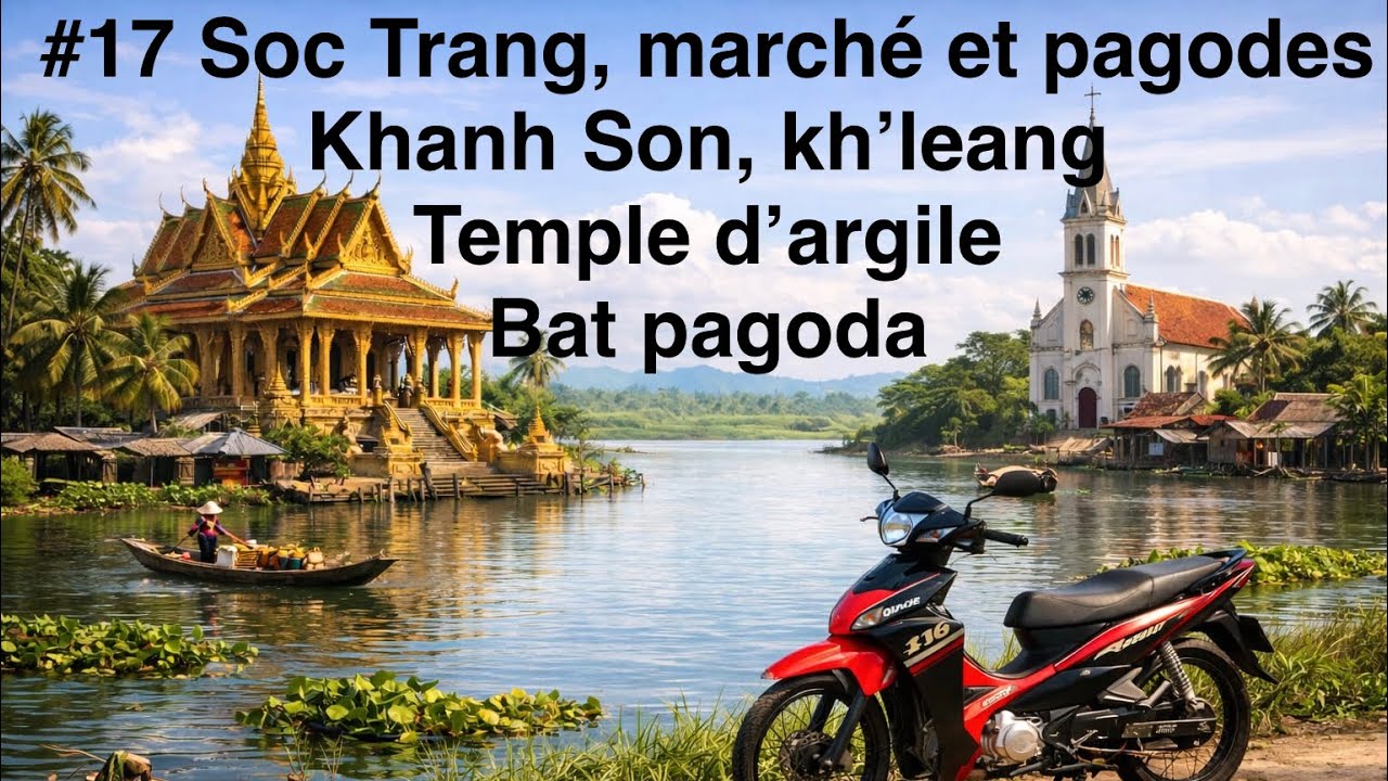 #17 Vietnam 🇻🇳 Delta du Mékong - Soc Trang, son marché, ses temples 