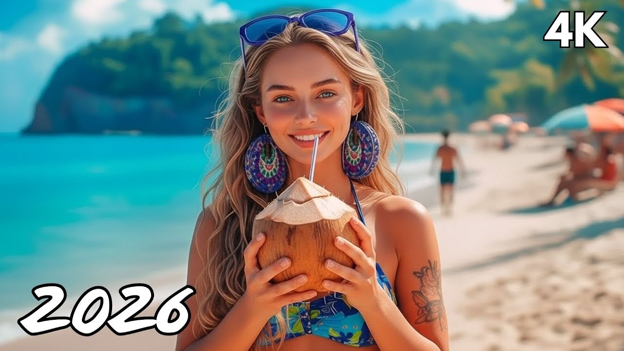 Oceanfront Serenity 🌴 Relaxing Tropical House 4K UHD 2026 | Calm Relaxing