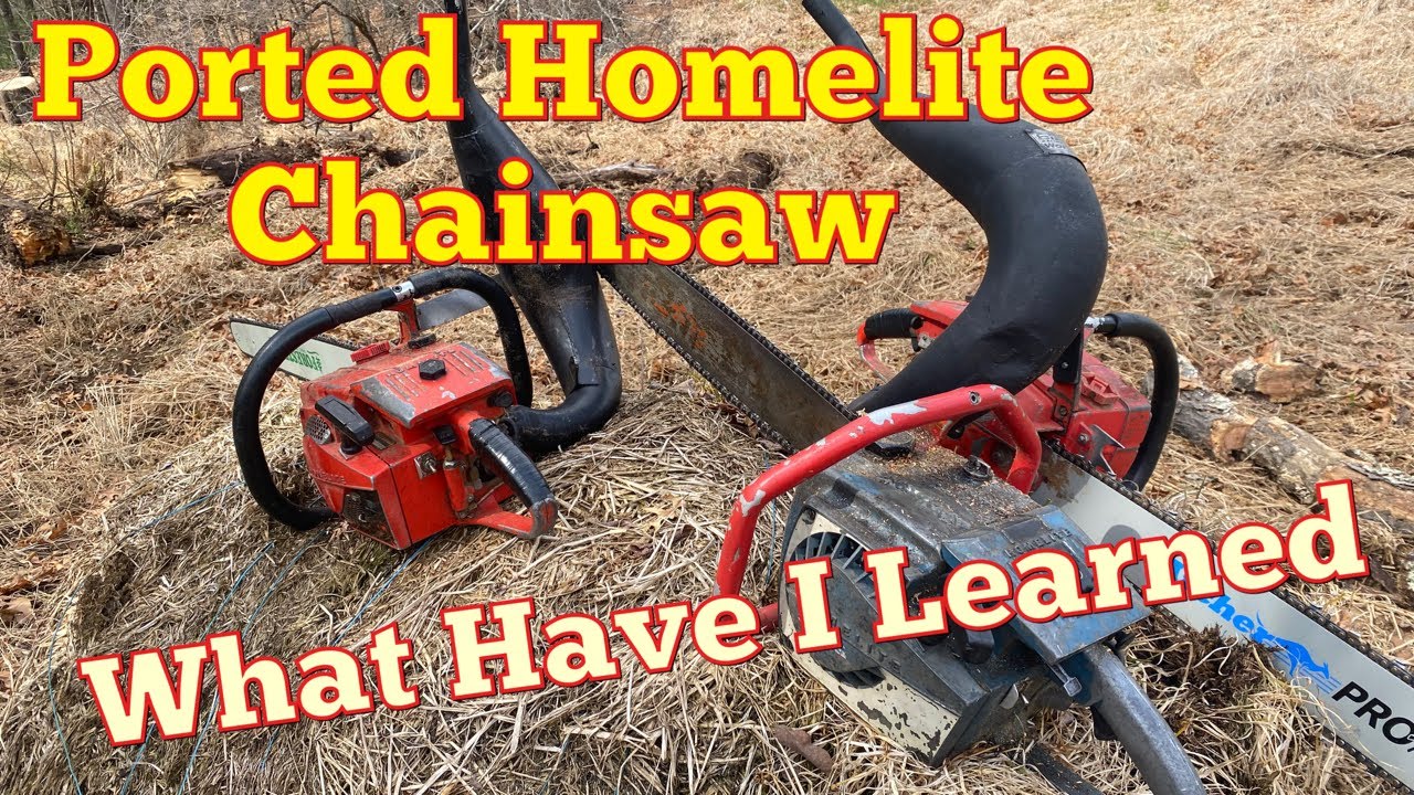 Ported Homelite Super XL-925 Chainsaw!  What Have I Learned?  New Issues Pop Up To Address!
