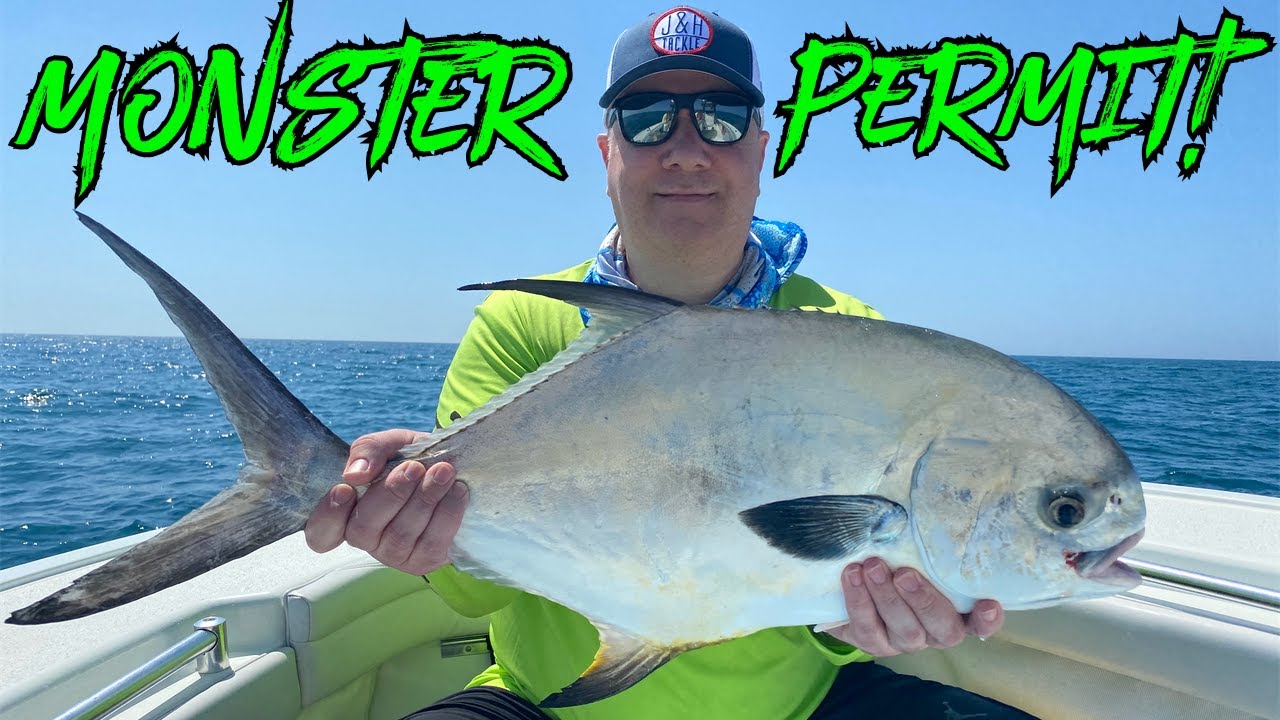 Monster Permit! Josh Catches Huge Fish In The Gulf! | J&H Tackle
