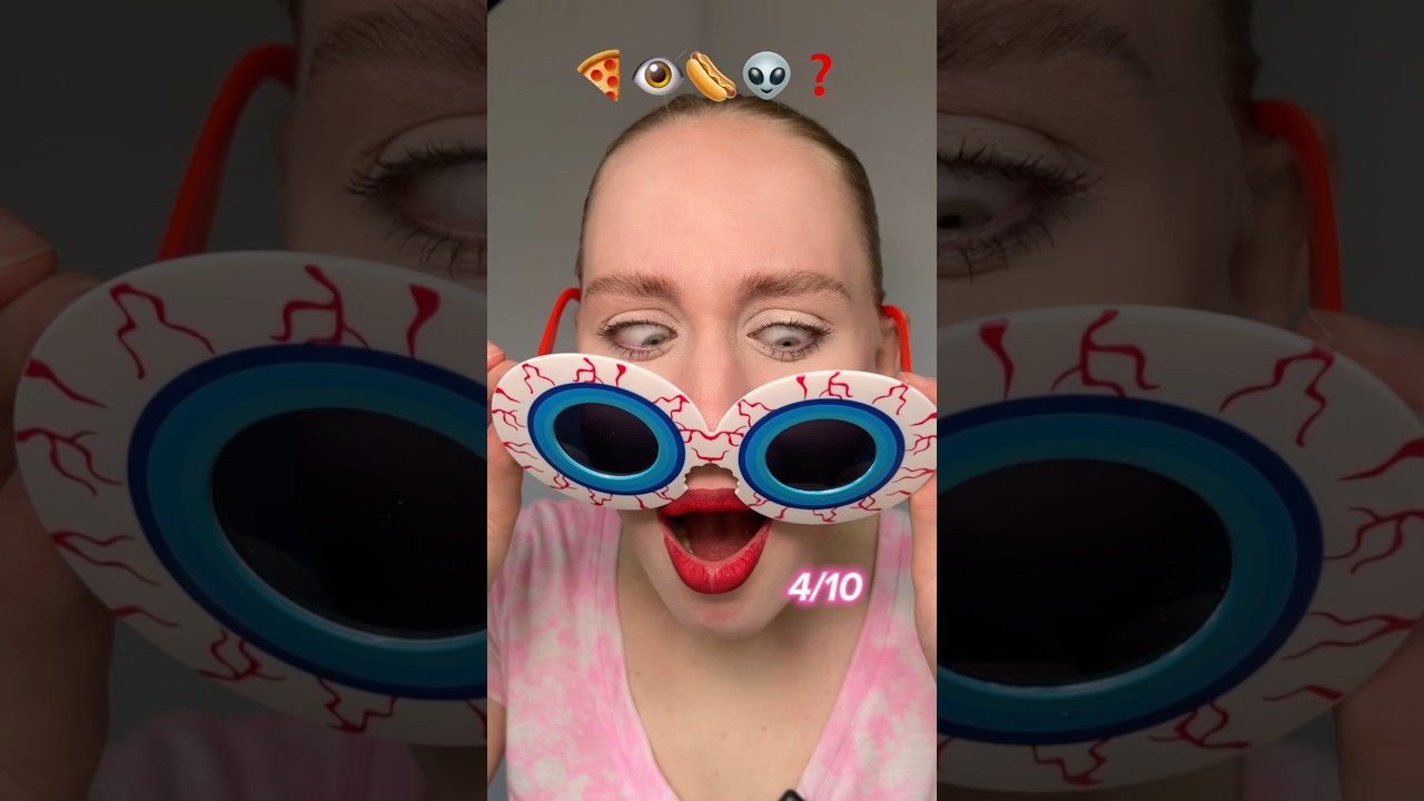 The most STRANGEST sunglasses in the world!😬 #unpacking