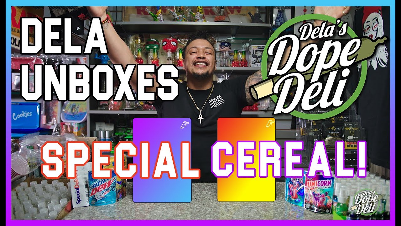 Dela's Dope Deli Unboxes Special Cereal!