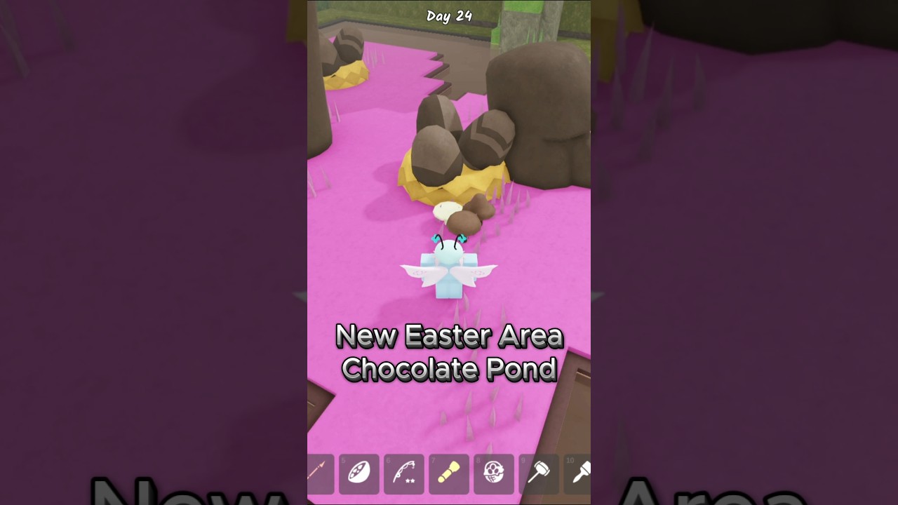 Новая пасхальная зона 🍫🥚 Пасхальное яйцо 99 ночей в лесу #99nightintheforest #99nights #roblox