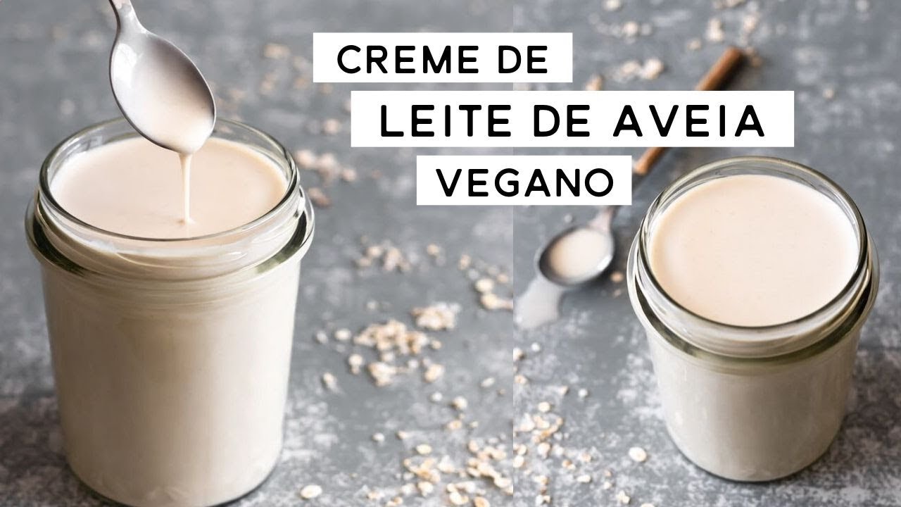 CREME DE LEITE DE AVEIA VEGANO - FÁCIL E BARATO  | PLANTTE