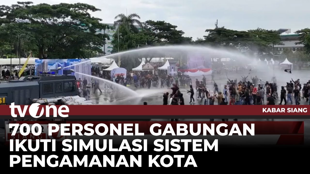Simulasi Sistem Pengamanan Kota di Samarinda, Diikuti 700 Personel Gabungan | tvOne