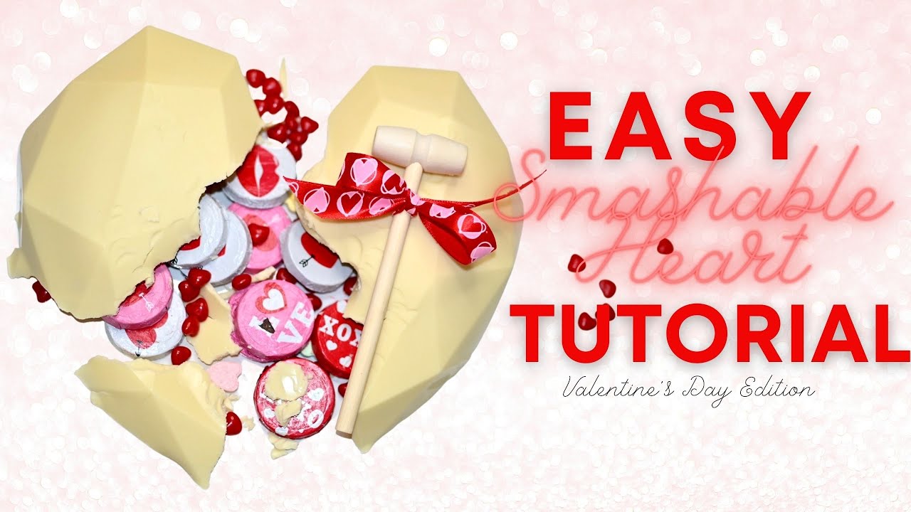 EASY SMASHABLE HEART TUTORIAL! Valentine&rsquo;s Day Edition 💕