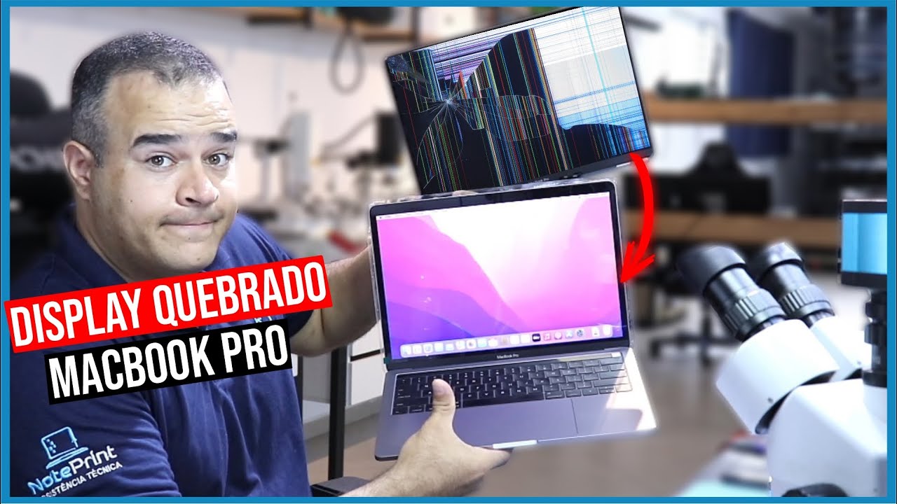 TROCA DO DISPLAY MACBOOK PRO A1706