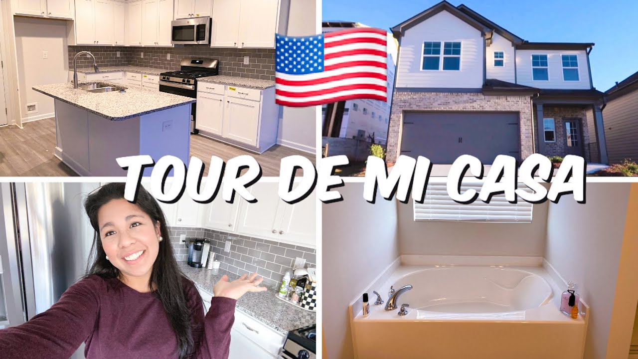 TOUR DE MI NUEVA CASA EN ESTADOS UNIDOS 🇺🇸 NOS MUDAMOS  , Y COSAS QUE HAREMOS EN LA CASA .