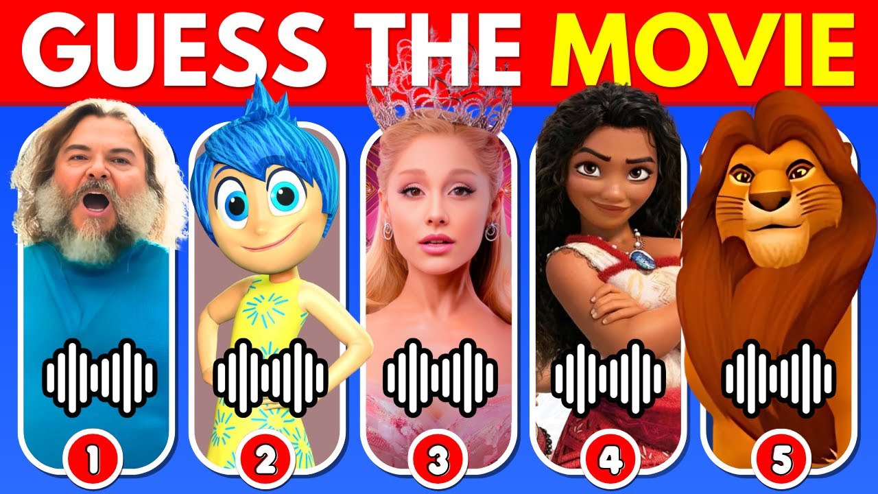 Guess the MOVIE by the SONG | Minecraft Movie ⛏️ Squid Game 2 🦑 Wicked✨ Moana 2 🌊 and more