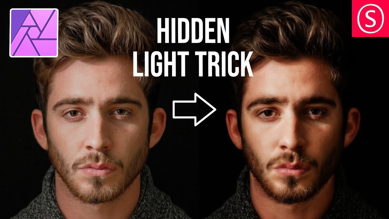 Powerful Dramatic 3D Light Trick - Affinity Photo Tutorial