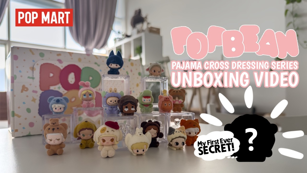 First POP BEAN Set Unboxing &ndash; First SECRET Ever! #POPMART
